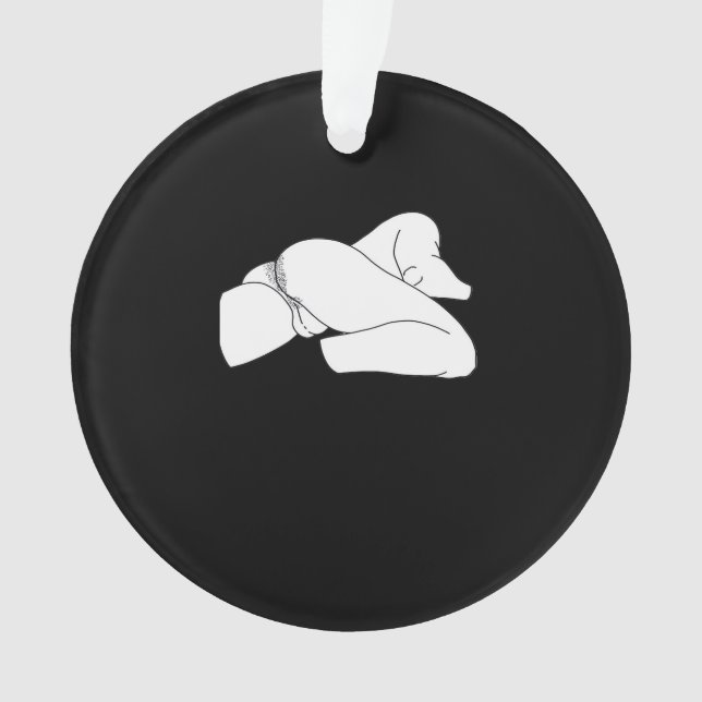 Peekaboo Classic Funny Ornament (Vorderseite)