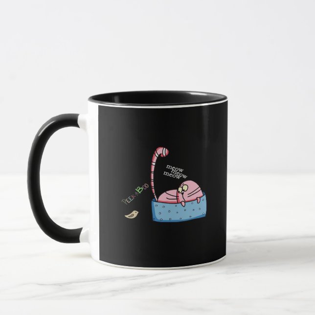 Peekaboo Claws Tasse (Links)