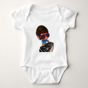Peekaboo DJ Afro Baby Strampler