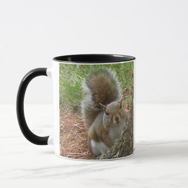 Peekaboo-Eichhörnchen Tasse (Links)