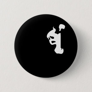Peekaboo Essential Sloth Halloween Button