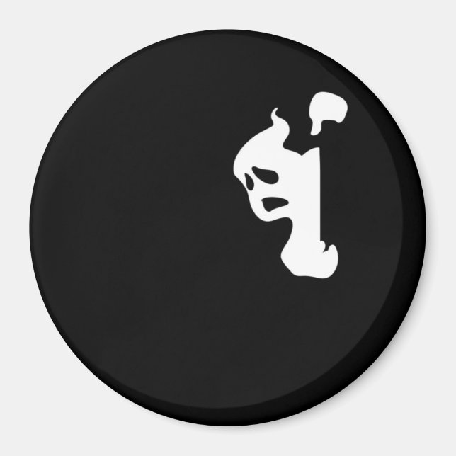 Peekaboo Essential Sloth Halloween Magnet (Vorne)