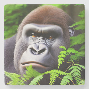 Peekaboo Gorilla, Stone Untersetzer