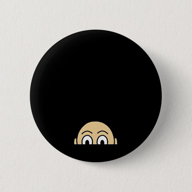 Peekaboo Grafisches Basisangebot Button (Vorderseite)