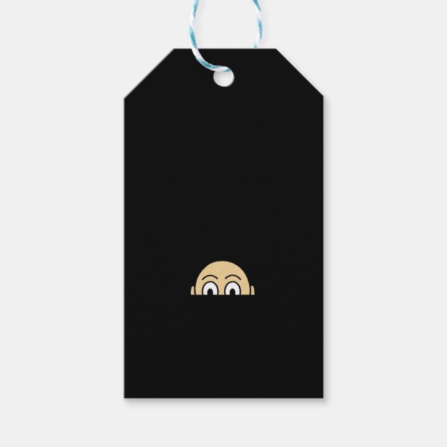 Peekaboo Grafisches Basisangebot Geschenkanhänger (Vorderseite)