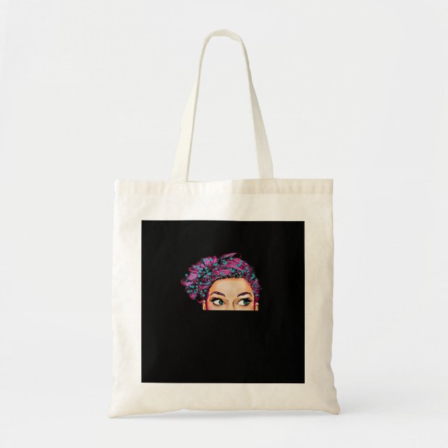 Peekaboo Halloween Design Tragetasche (Vorne)