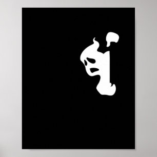 Peekaboo Lazy Sloth Poster