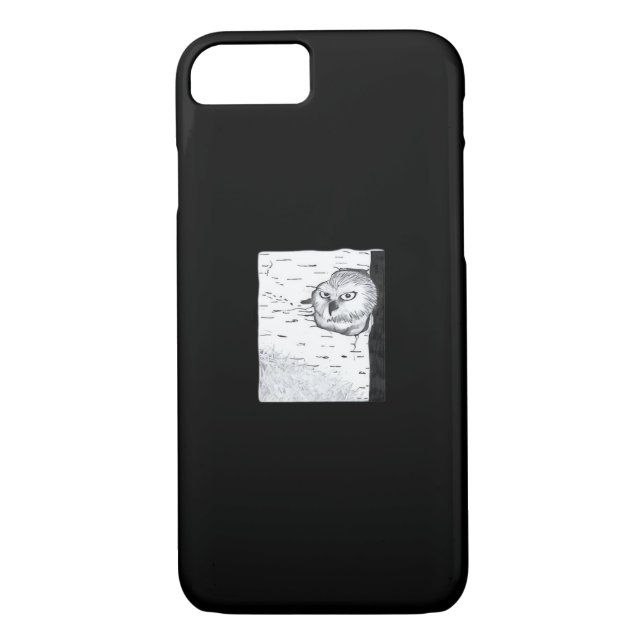 Peekaboo Niedlich Basic Case-Mate iPhone Hülle (Rückseite)