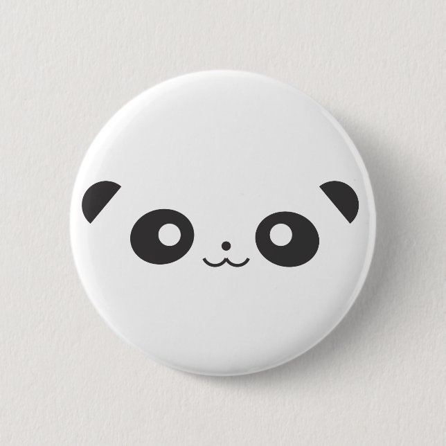 Peekaboo-Panda Button (Vorderseite)