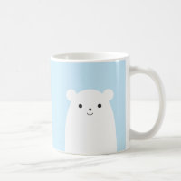 Peekaboo-polarer Bärn-Kaffee-Tasse