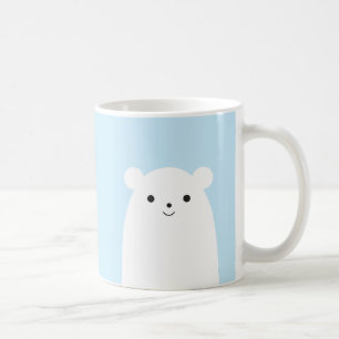 Peekaboo-polarer Bärn-Kaffee-Tasse Kaffeetasse
