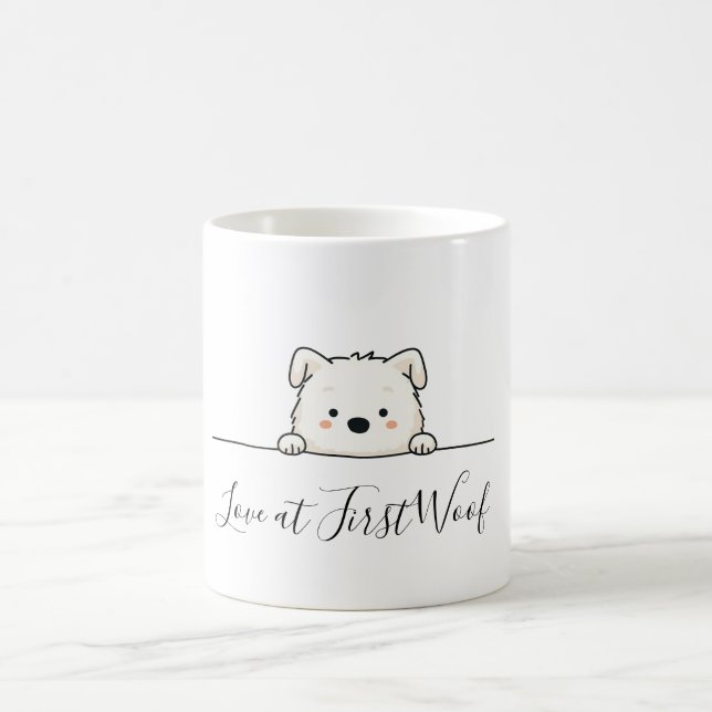 Peekaboo Puppy Kaffeetasse (Mittel)