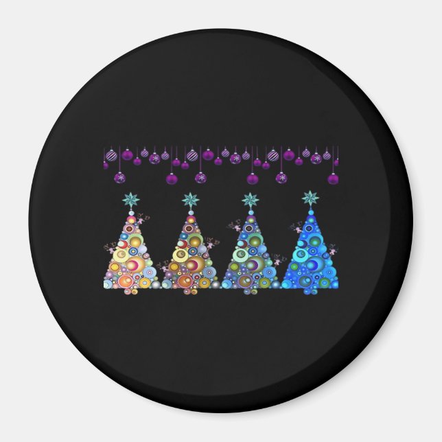 Peekaboo Reindeer Classic Magnet (Vorne)