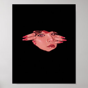 Peekaboo - Sloth Design Vibes Poster