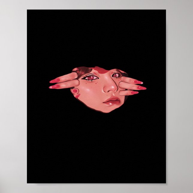Peekaboo - Sloth Design Vibes Poster (Vorne)