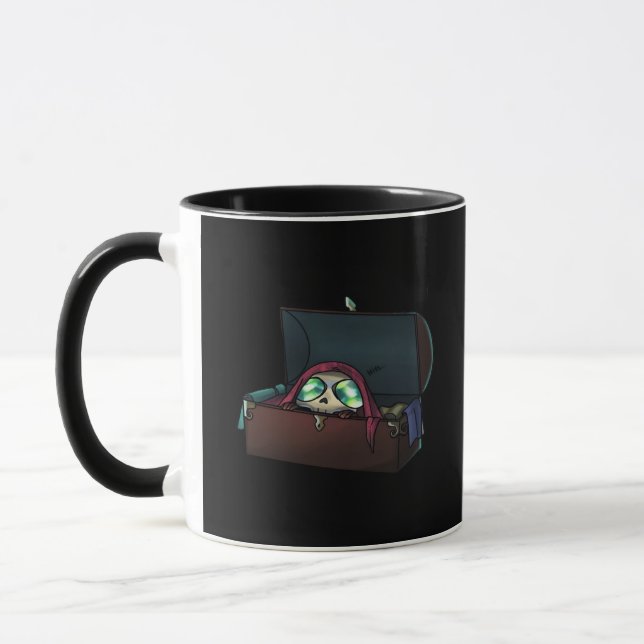 Peekaboo Sloth Halloween Tasse (Links)
