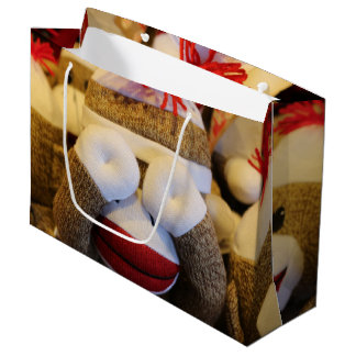 Peekaboo-Socken-Affe Große Geschenktüte
