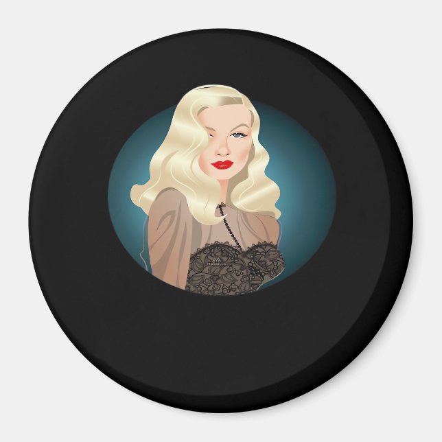 Peekaboo Spooky Zitat Magnet (Vorne)