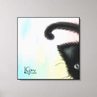Peekaboo toile étirée
