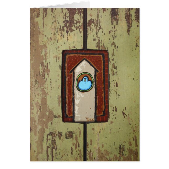 Peekaboovogelkarte (Vorne)