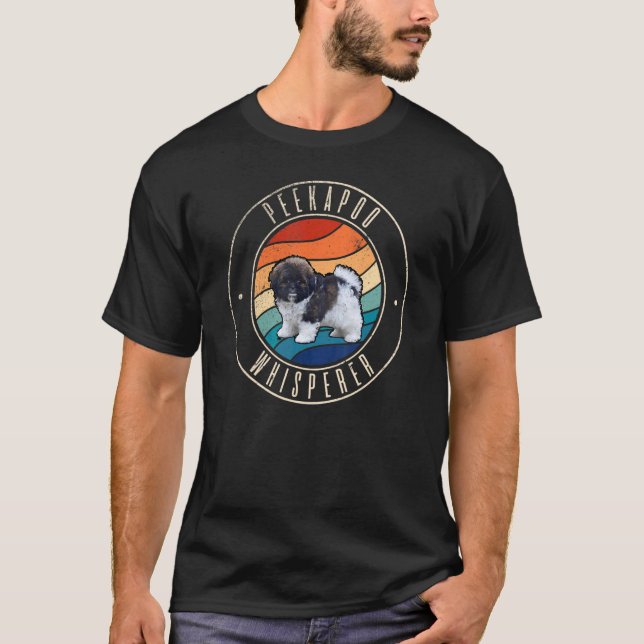 Peekapoo-Flüsterer T-Shirt (Vorderseite)