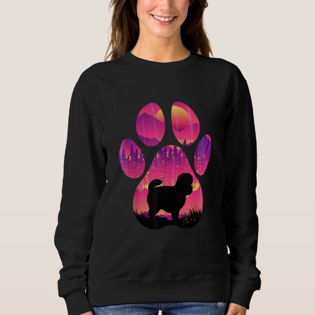 Peekapoo Paw Mom Dad Dog  Women Men Sweatshirt (Vorderseite)