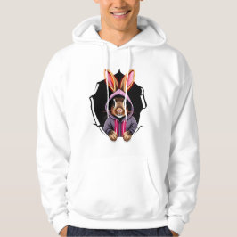 Peeking Kash Rabbit Hoodie
