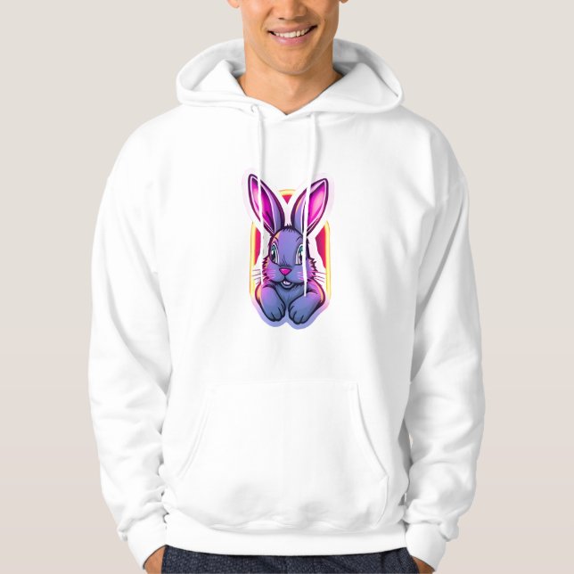 Peeking Kash Rabbit Hoodie (Vorderseite)