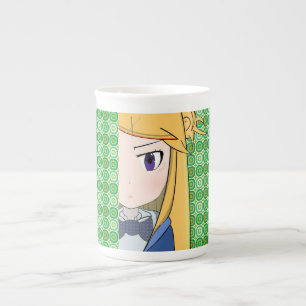 Peeking Manga Girl San Salvatore - der Zuckerhut T Prozellantasse