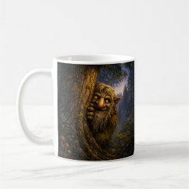 Peeking Norwegian Troll, Coffee Mug Kaffeetasse