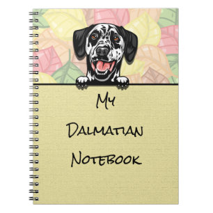Peeking-Notebook mit Niedlichem Dalmatiner Notizblock