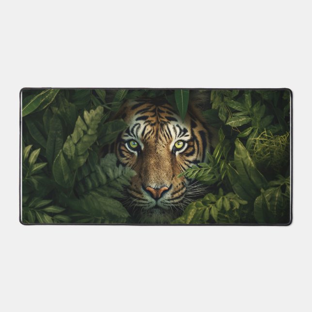 "Peeking Tiger" Schreibtischunterlage (Vorderseite)