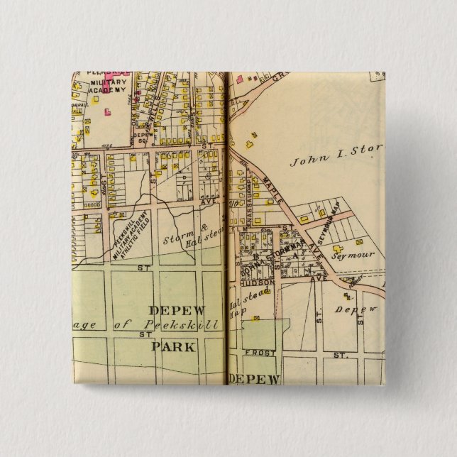 Peekskill, New York 4 Button (Vorderseite)