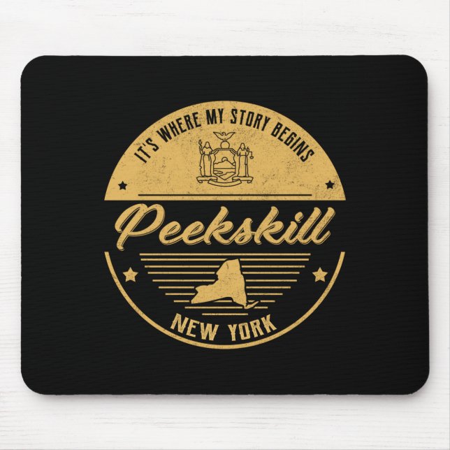 Peekskill New York Its Where My Story Begins _1  Mousepad (Vorne)