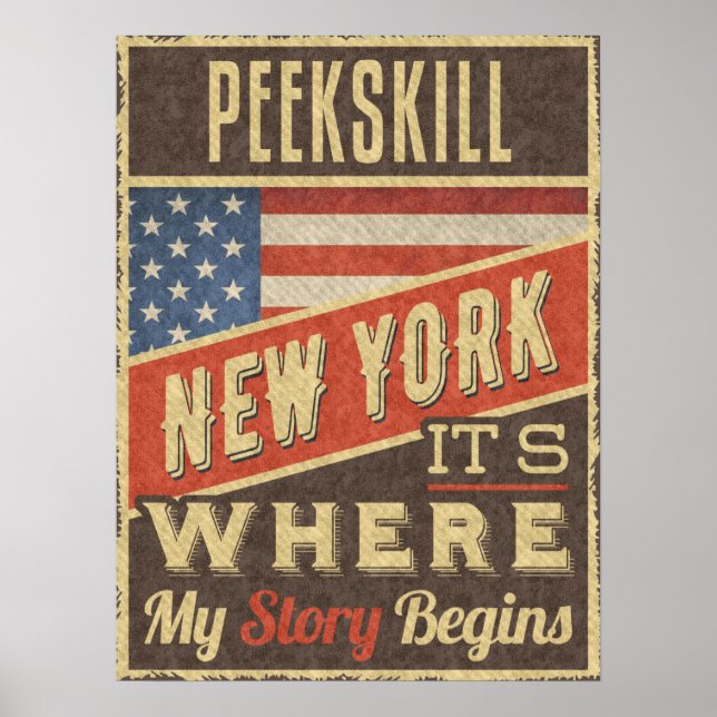 Peekskill New York Poster (Vorne)