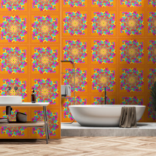 Peel and Stick Wallpaper 32 - Naranja Tapete