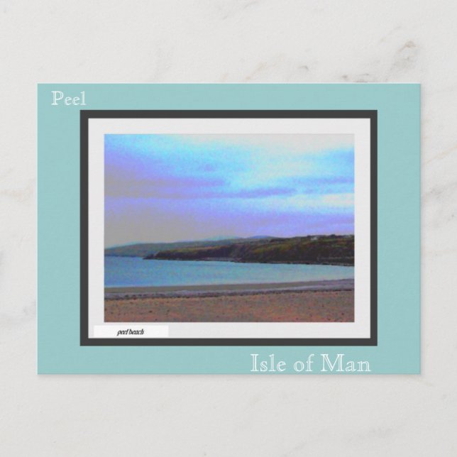 Peel Beach.. Postkarte (Vorderseite)