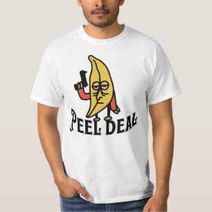 Peel Deal: Go Bananas lustiger Design-T - Shirt