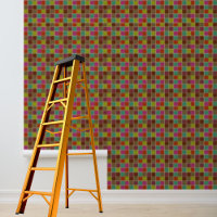 Peel et bâton papier peint carrés multicolores