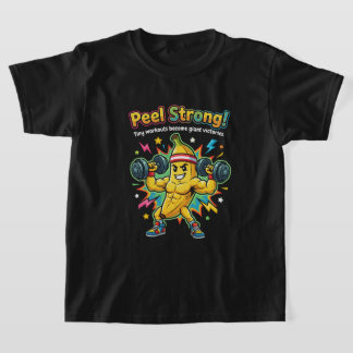Peel Strong! – Bananen-Gym-Motivation T-Shirt