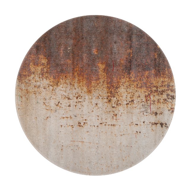 Peeling Farbe, rostige Wandstruktur. Schneidebrett (Vorderseite)