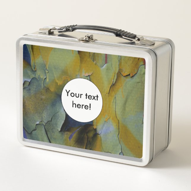 Peeling Metall Brotdose (Vorderseite)