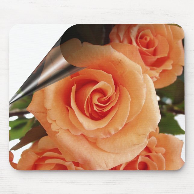Peeling-Rose Mousepad (Vorne)