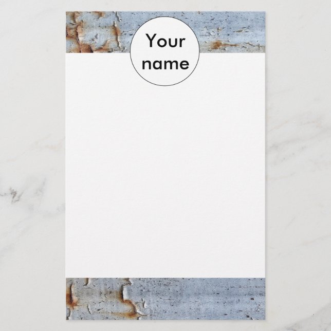 Peeling-Textur Briefpapier (Vorderseite)