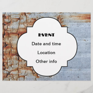 Peeling-Textur Flyer