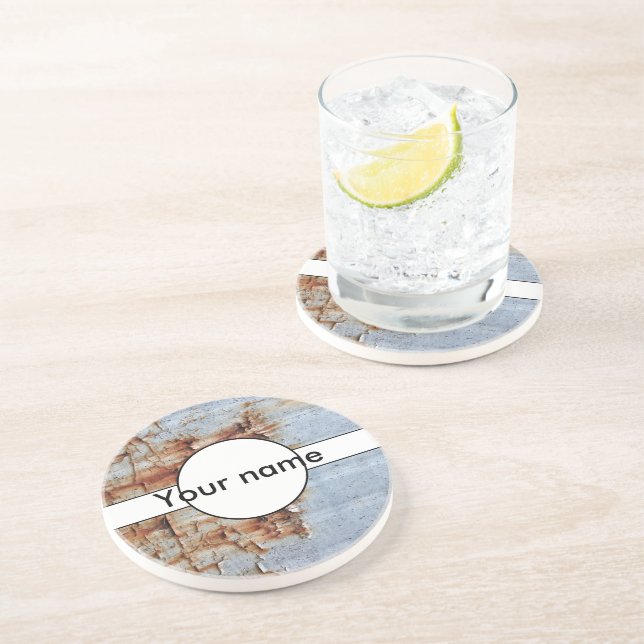 Peeling-Textur Getränkeuntersetzer (Seite)