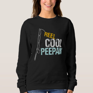 Peepaw  From Granddaughter Grandson Reel Cool Peep Sweatshirt