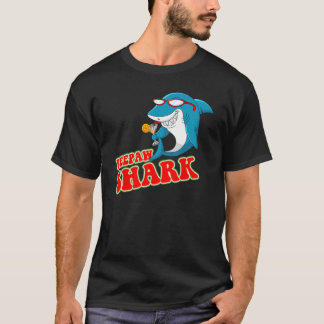 Peepaw Shark Tragend Coole Sonnenbrille Weinliebha T-Shirt