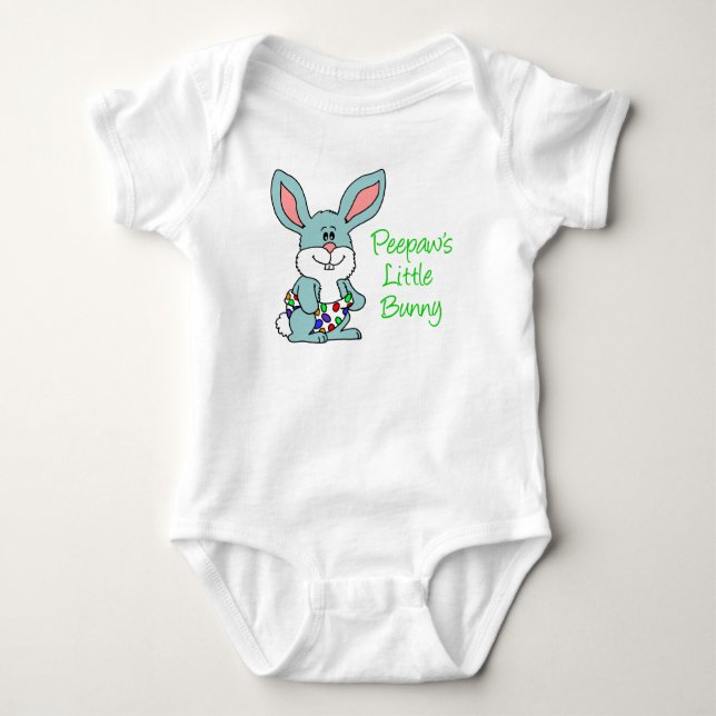 Peepaw's Little Bunny Baby Strampler (Vorderseite)