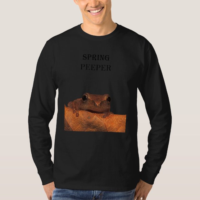 Peeping Spring Peeper T-Shirt (Vorderseite)